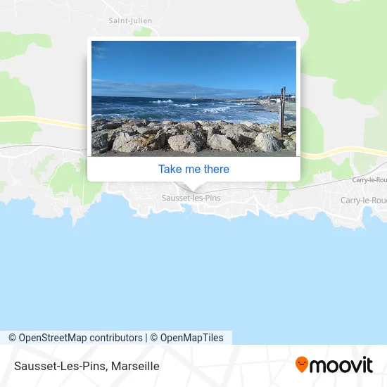 Sausset-Les-Pins map