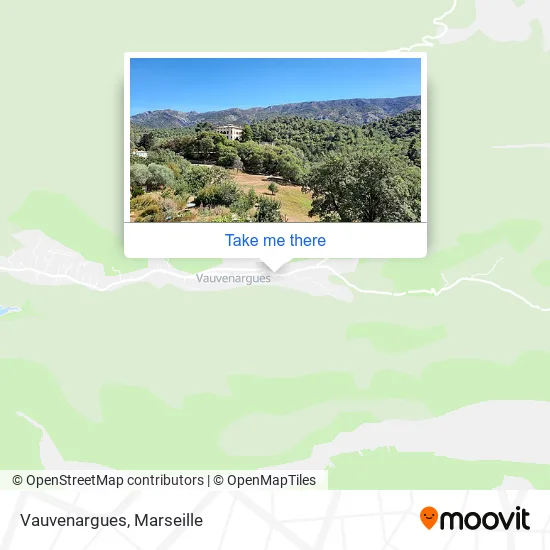 Vauvenargues map