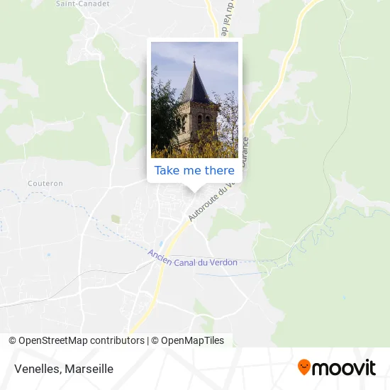 Venelles map