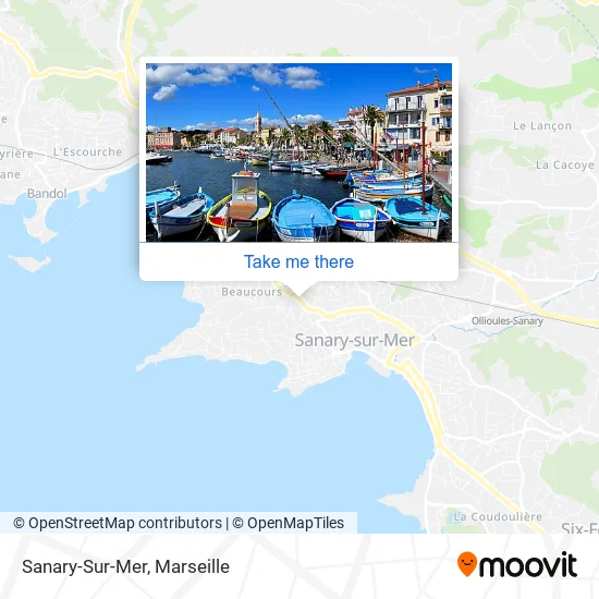 Sanary-Sur-Mer map