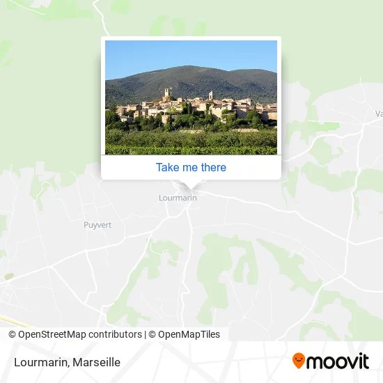 Lourmarin map