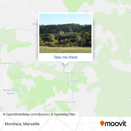 Montlaux map