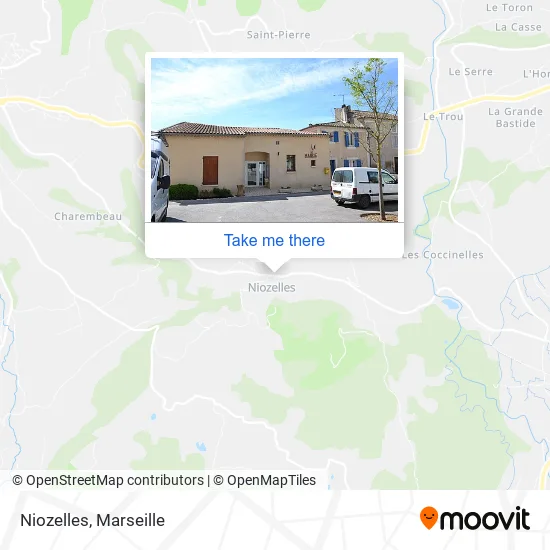 Niozelles map