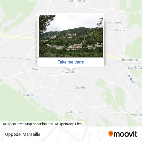 Oppède map