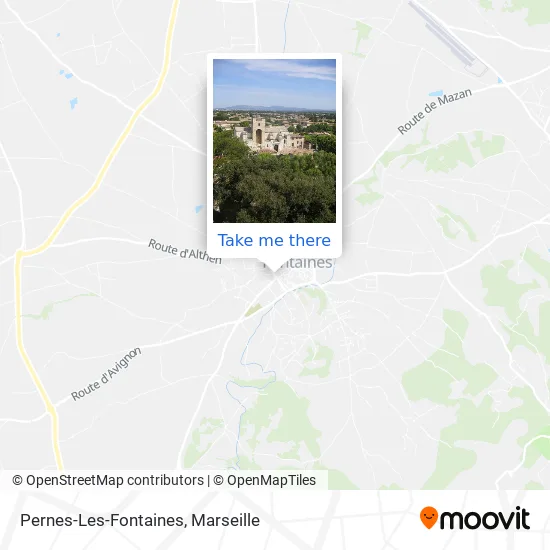 Pernes-Les-Fontaines map
