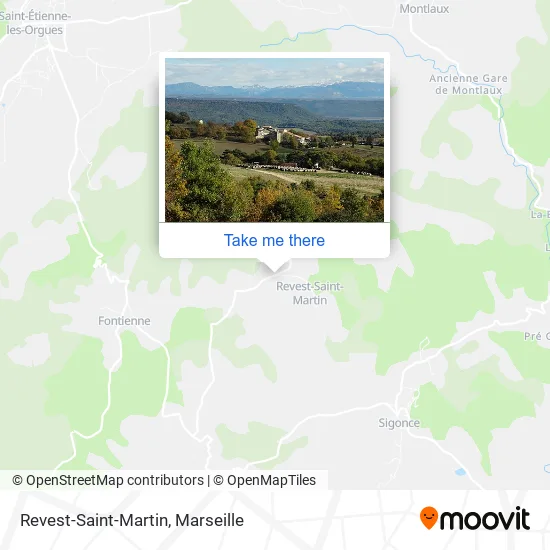 Revest-Saint-Martin map