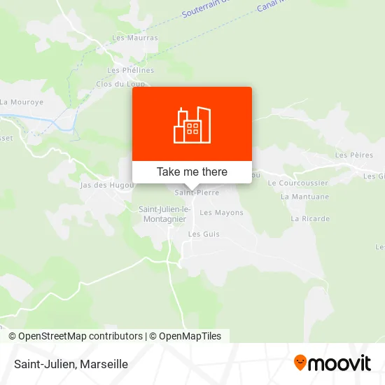 Saint-Julien map