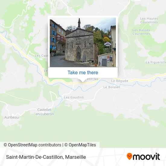 Saint-Martin-De-Castillon map