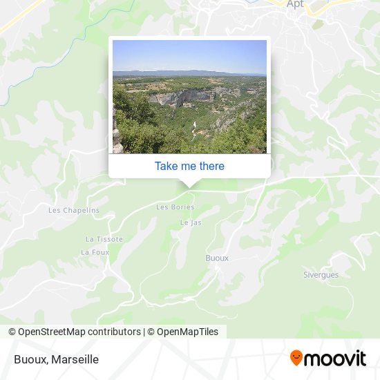 Buoux map