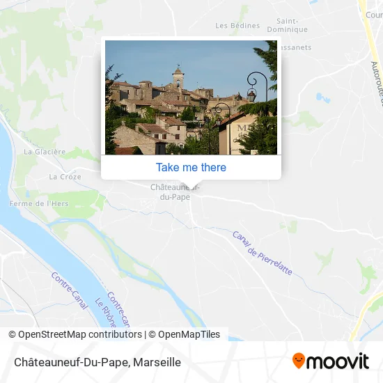 Châteauneuf-Du-Pape map