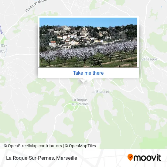 La Roque-Sur-Pernes map
