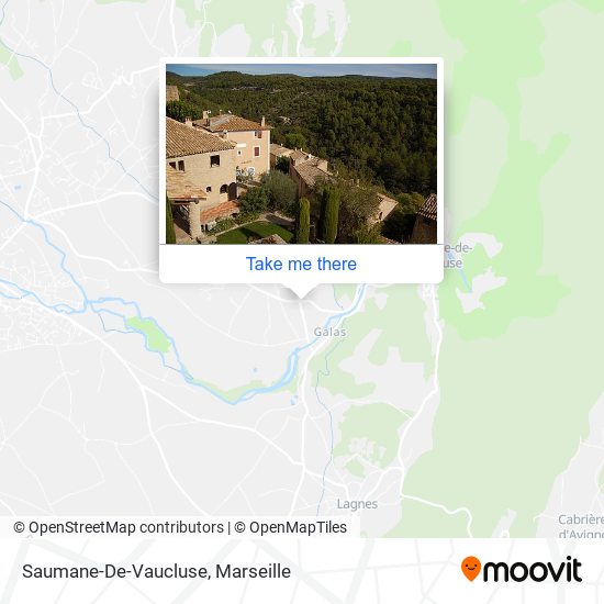 Saumane-De-Vaucluse map