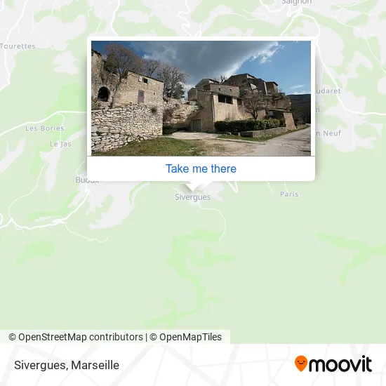 Sivergues map