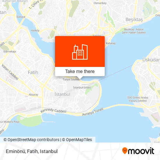 Eminönü, Fatih map