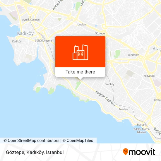 Göztepe, Kadıköy map