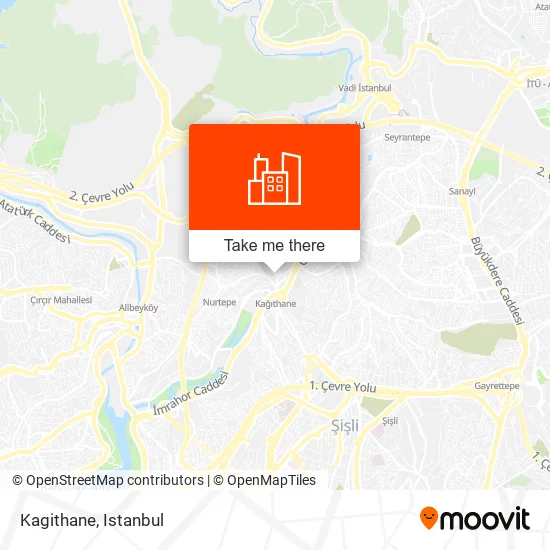 Kagithane map