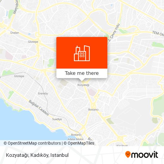 Kozyatağı, Kadıköy map