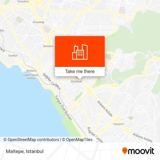 Maltepe map