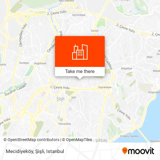 Mecidiyeköy, Şişli map