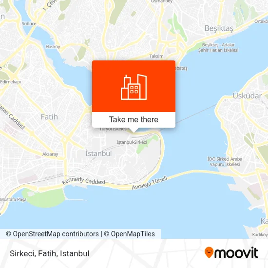 Sirkeci, Fatih map