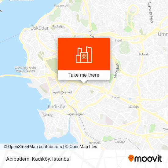 Acıbadem, Kadıköy map