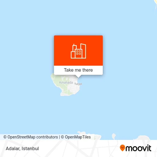 Adalar map