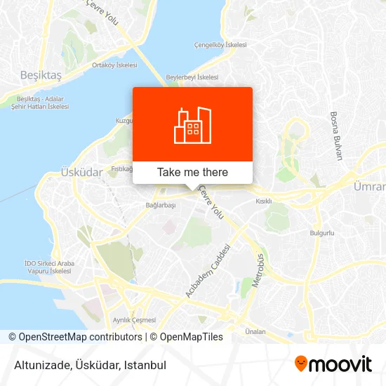 Altunizade, Üsküdar map