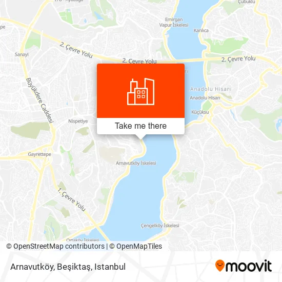 Arnavutköy, Beşiktaş map