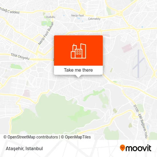 Ataşehir map