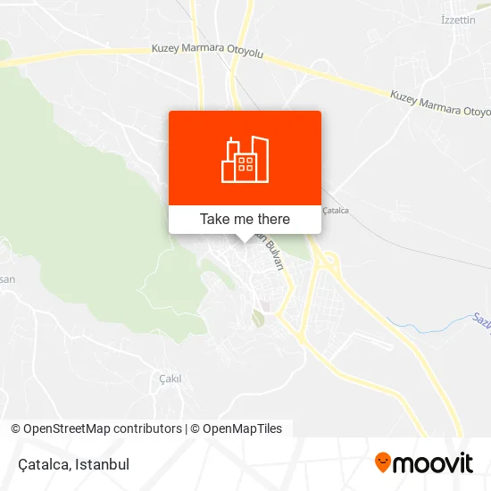 Çatalca map