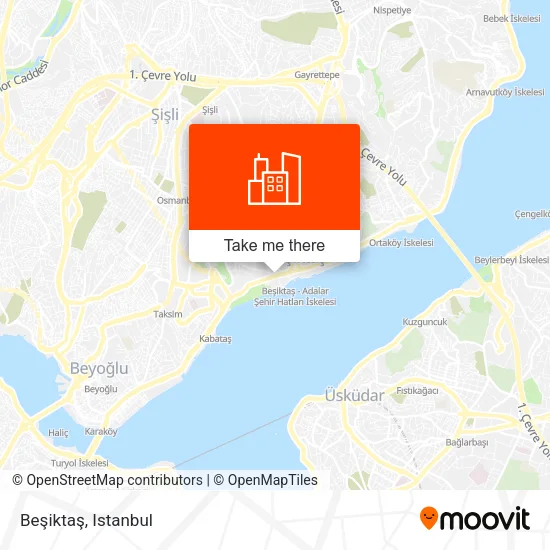 Beşiktaş map
