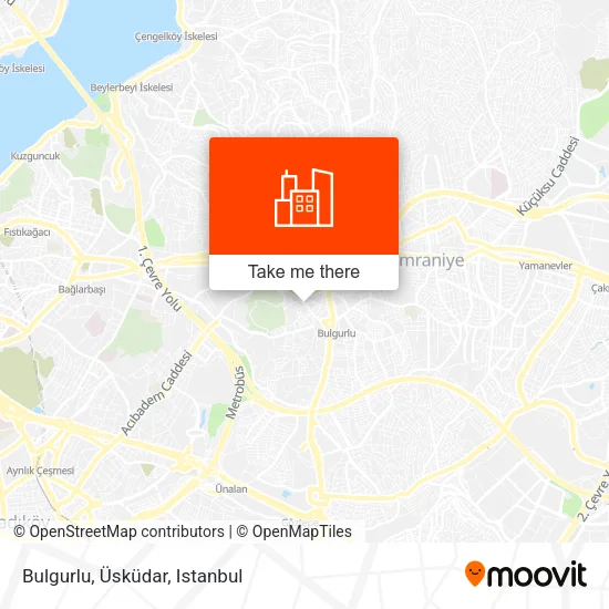 Bulgurlu, Üsküdar map