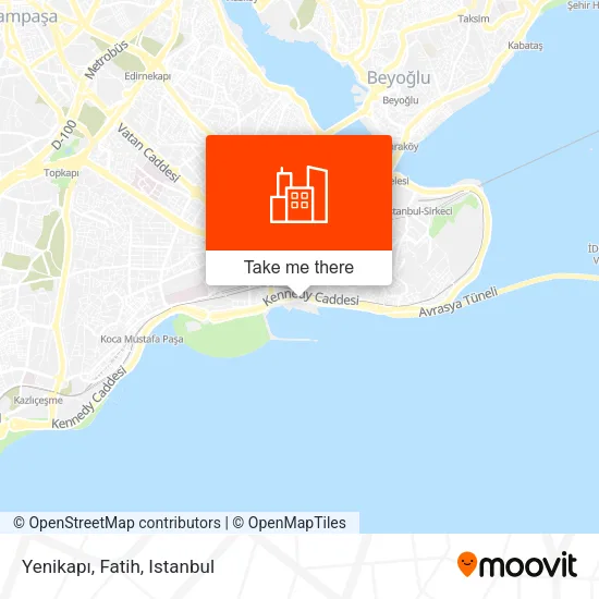 Yenikapı, Fatih map