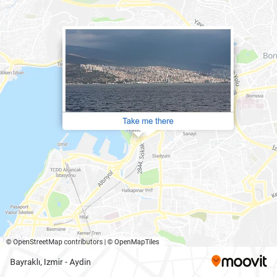 Bayraklı map