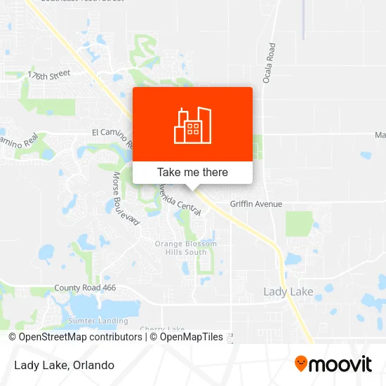 Lady Lake map