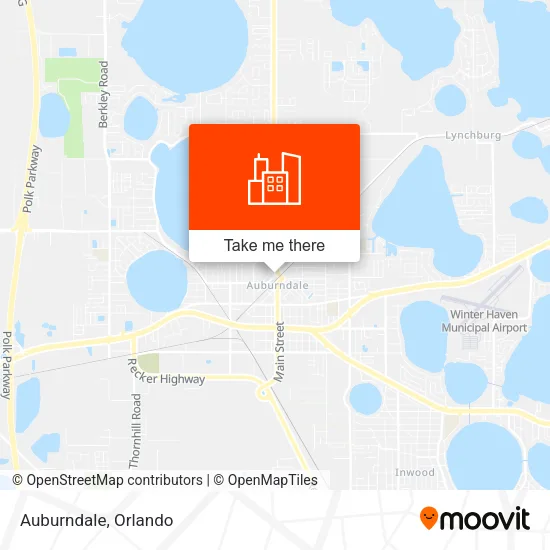 Auburndale map