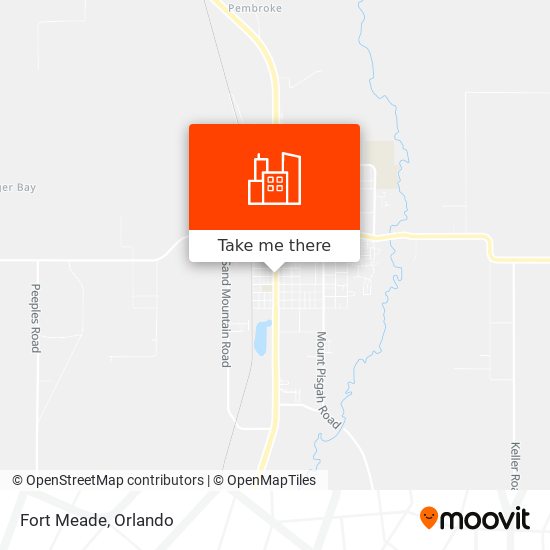 Fort Meade map