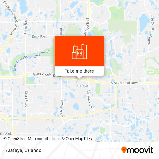 Alafaya map