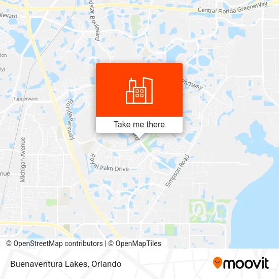 Buenaventura Lakes map