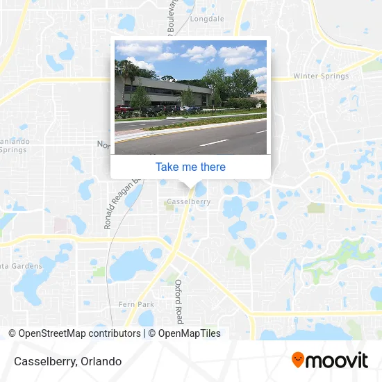 Casselberry map