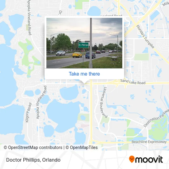 Doctor Phillips map