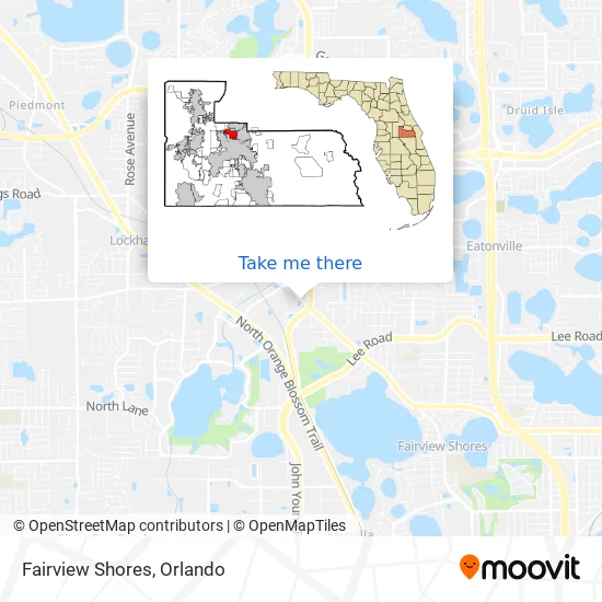 Fairview Shores map