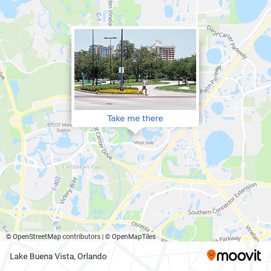 Lake Buena Vista map