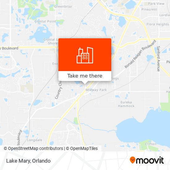 Lake Mary map