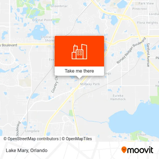 Lake Mary map