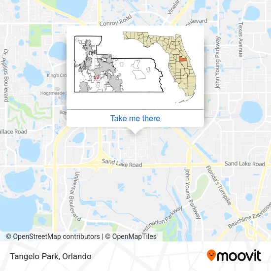 Tangelo Park map