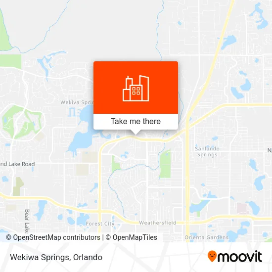 Wekiwa Springs map