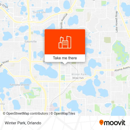 Winter Park map