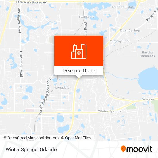 Winter Springs map