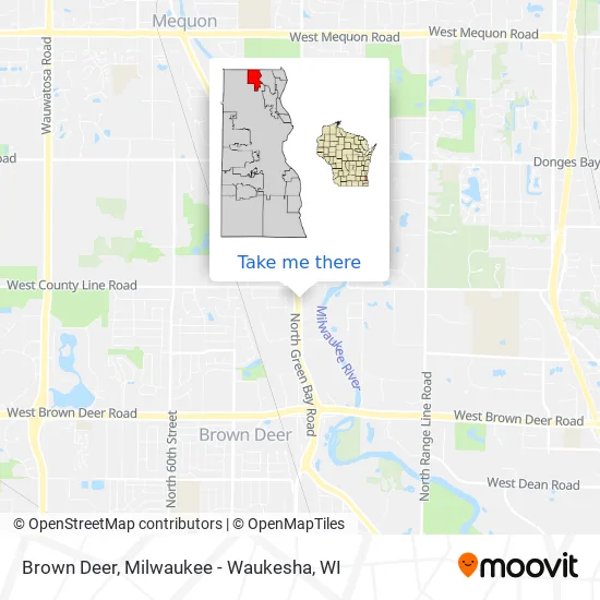 Brown Deer map